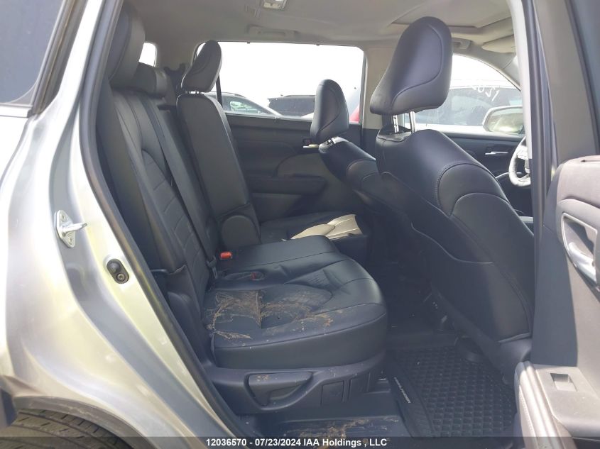 2022 Toyota Highlander VIN: 5TDGZRBH9NS205641 Lot: 12036570