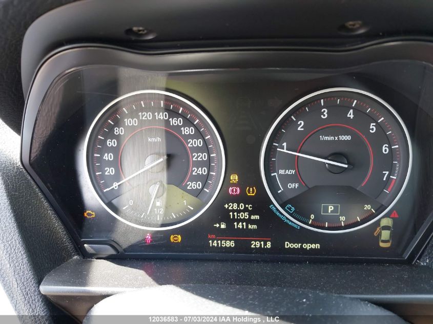 2015 BMW 2 Series VIN: WBA1J9C53FV371031 Lot: 12036583