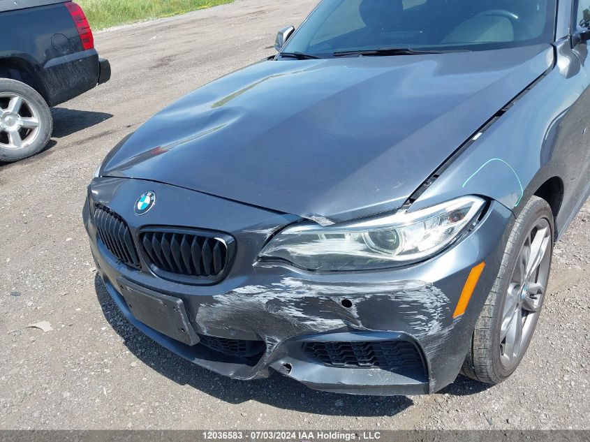 2015 BMW 2 Series VIN: WBA1J9C53FV371031 Lot: 12036583