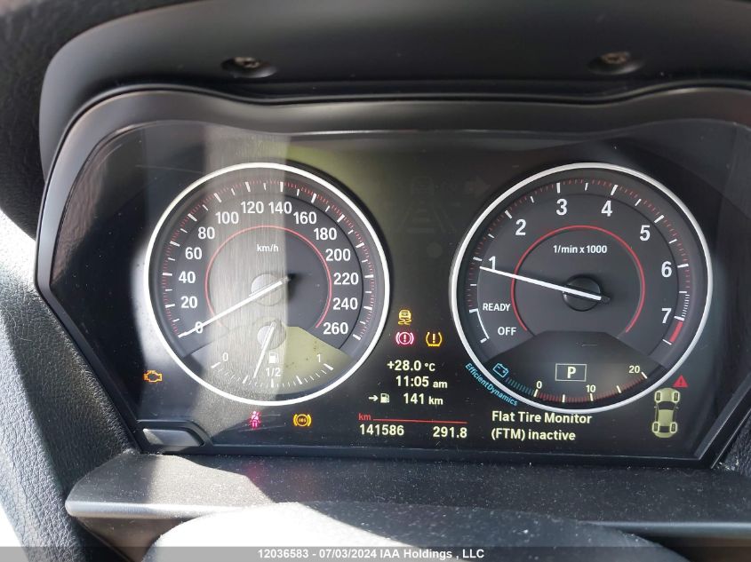 2015 BMW 2 Series VIN: WBA1J9C53FV371031 Lot: 12036583