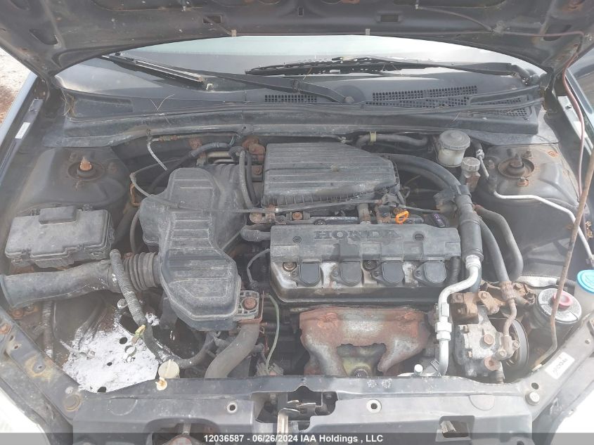 2003 Honda Civic Sdn VIN: 2HGES15403H941516 Lot: 12036587