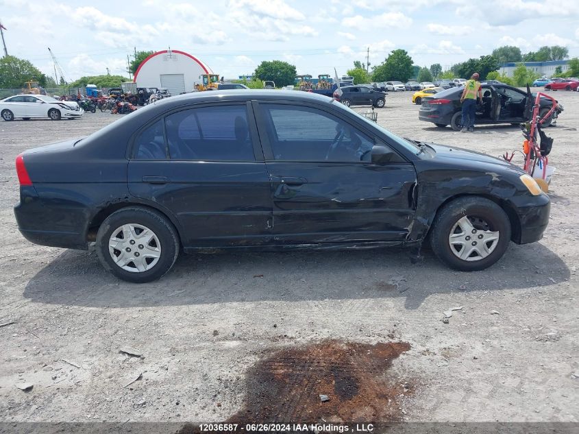 2003 Honda Civic Sdn VIN: 2HGES15403H941516 Lot: 12036587