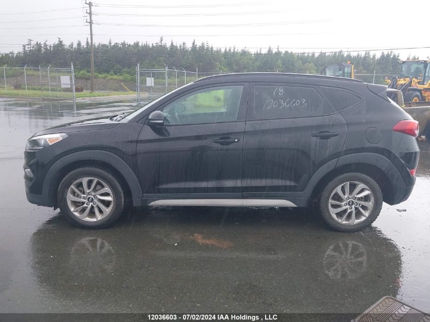 2018 Hyundai Tucson Limited/Sport And Eco/Se VIN: KM8J3CA48JU736883 Lot: 12036603