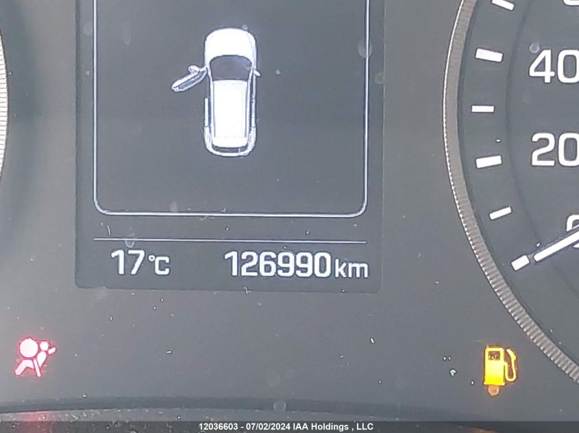 2018 Hyundai Tucson Limited/Sport And Eco/Se VIN: KM8J3CA48JU736883 Lot: 12036603