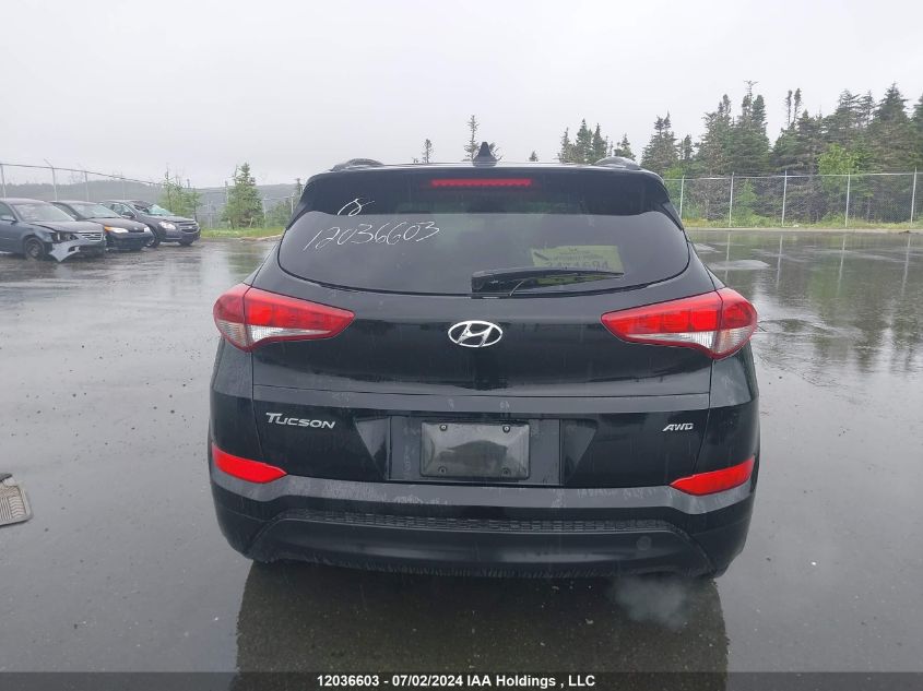 2018 Hyundai Tucson Limited/Sport And Eco/Se VIN: KM8J3CA48JU736883 Lot: 12036603