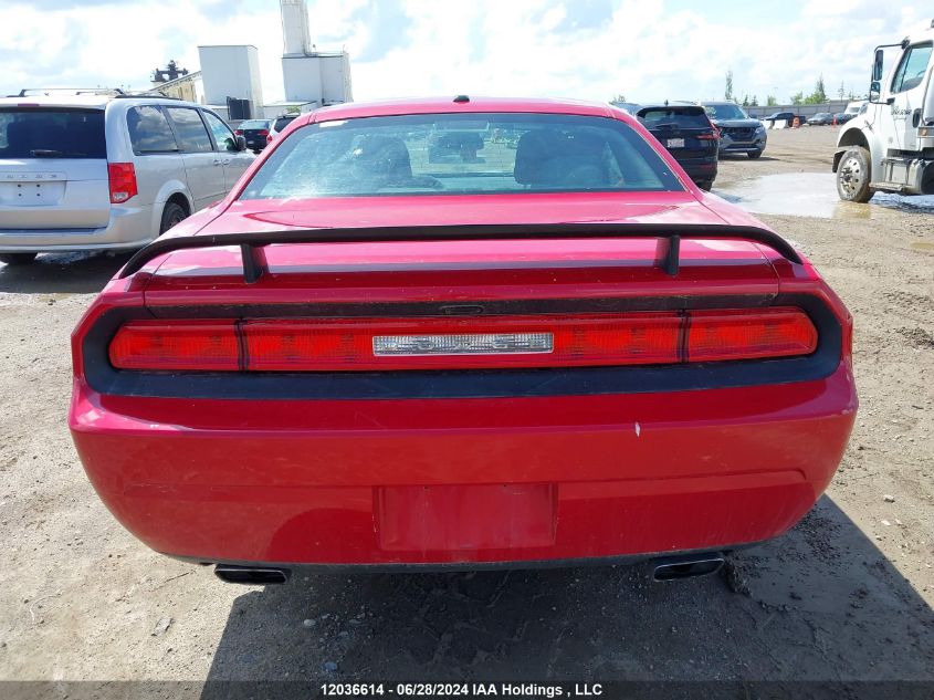 2012 Dodge Challenger VIN: 2C3CDYAG6CH176339 Lot: 12036614