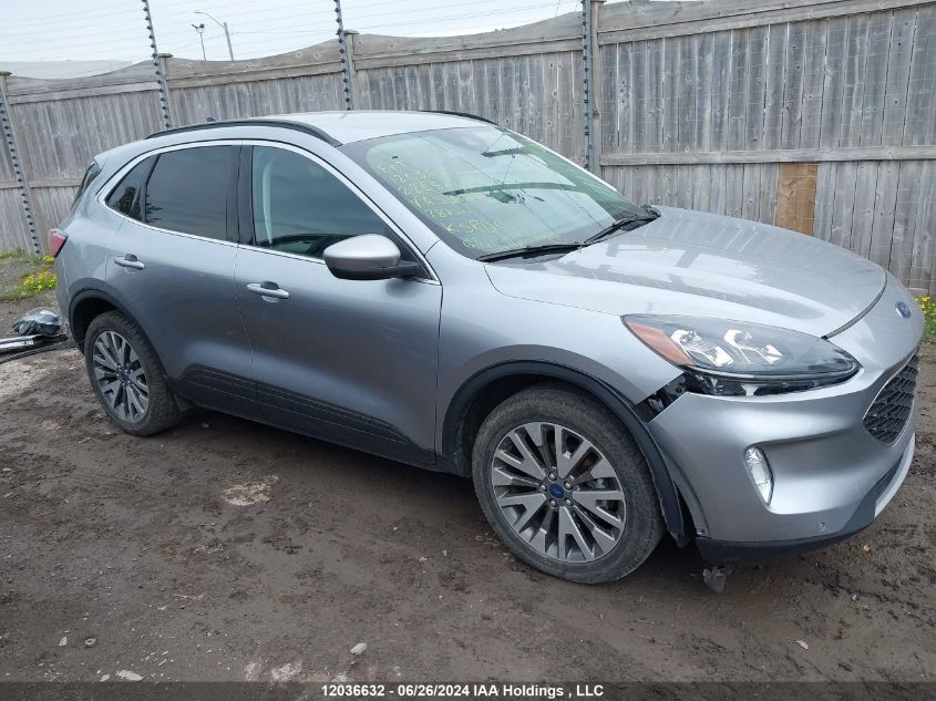 2022 Ford Escape Titanium VIN: 1FMCU9J92NUA55628 Lot: 12036632