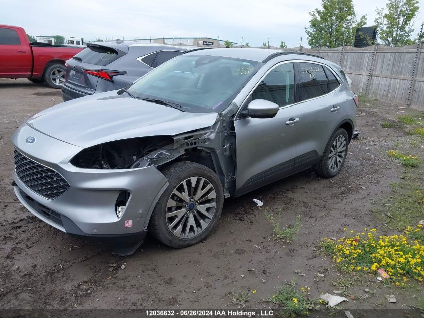 2022 Ford Escape Titanium VIN: 1FMCU9J92NUA55628 Lot: 12036632