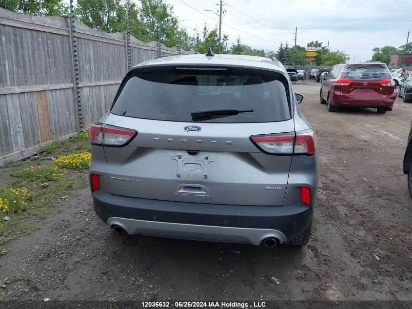 2022 Ford Escape Titanium VIN: 1FMCU9J92NUA55628 Lot: 12036632