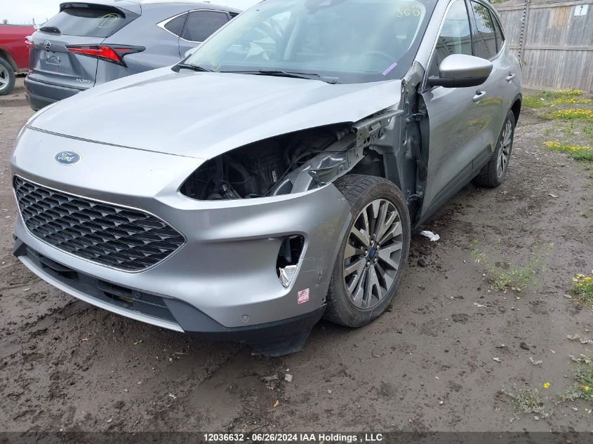 2022 Ford Escape Titanium VIN: 1FMCU9J92NUA55628 Lot: 12036632