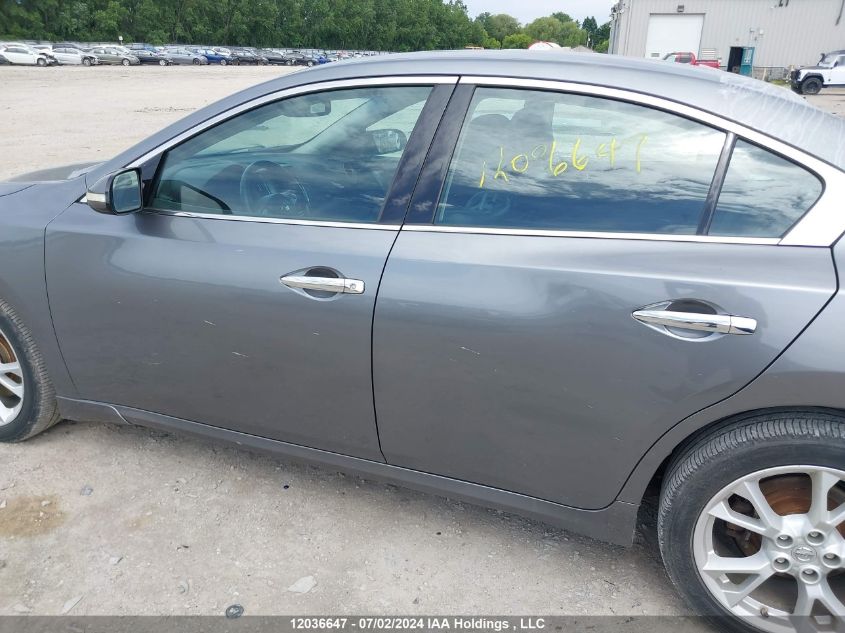 2014 Nissan Maxima S/Sv VIN: 1N4AA5AP9EC475457 Lot: 12036647