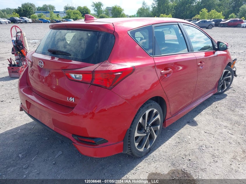 2016 Toyota Scion Im VIN: JTNKARJE9GJ518533 Lot: 12036648