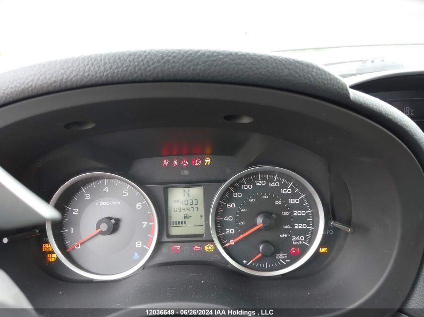 2012 Subaru Impreza Premium VIN: JF1GPAC65CH233772 Lot: 12036649