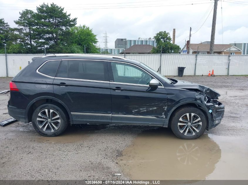 2021 Volkswagen Tiguan Se/Se R-Line Black/Sel VIN: 3VV2B7AX5MM143599 Lot: 12036650