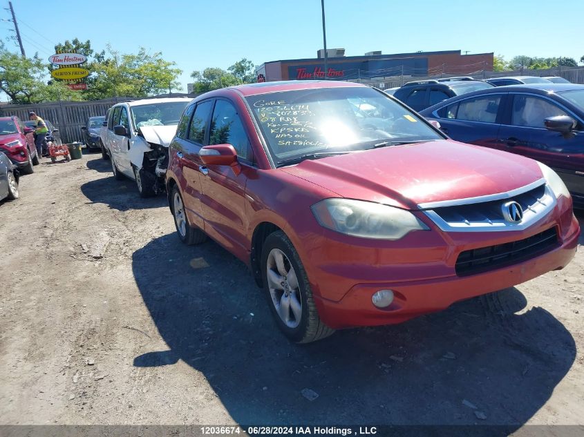 2008 Acura Rdx VIN: 5J8TB18568A802833 Lot: 12036674