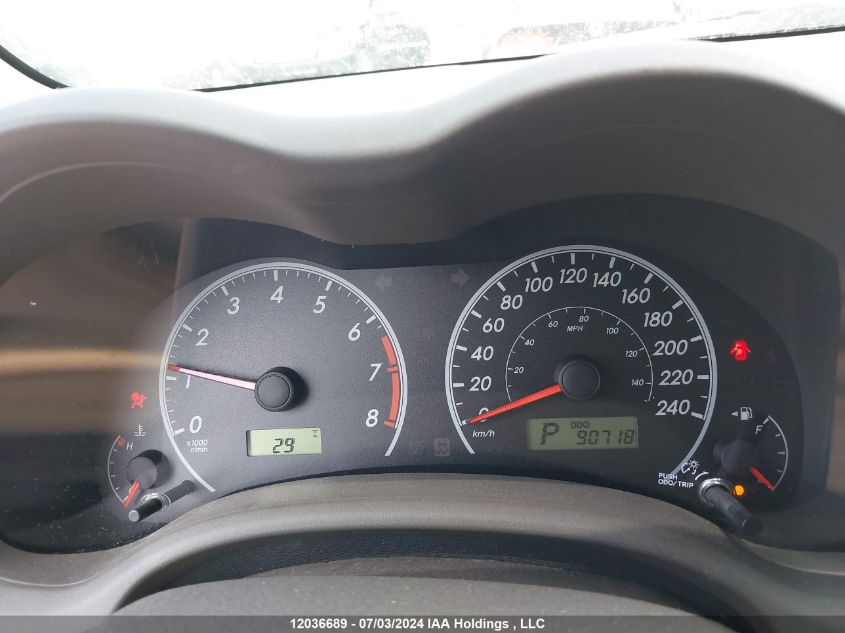 2010 Toyota Corolla Le VIN: 2T1BU4EE1AC250363 Lot: 12036689