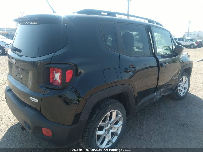 2015 Jeep Renegade Latitude VIN: ZACCJBBT0FPB57194 Lot: 12036691