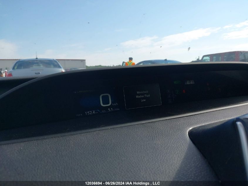 2018 Toyota Prius VIN: JTDKBRFUXJ3060739 Lot: 12036694