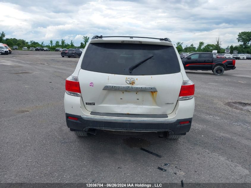 2011 Toyota Highlander Se VIN: 5TDBK3EH0BS043479 Lot: 12036704