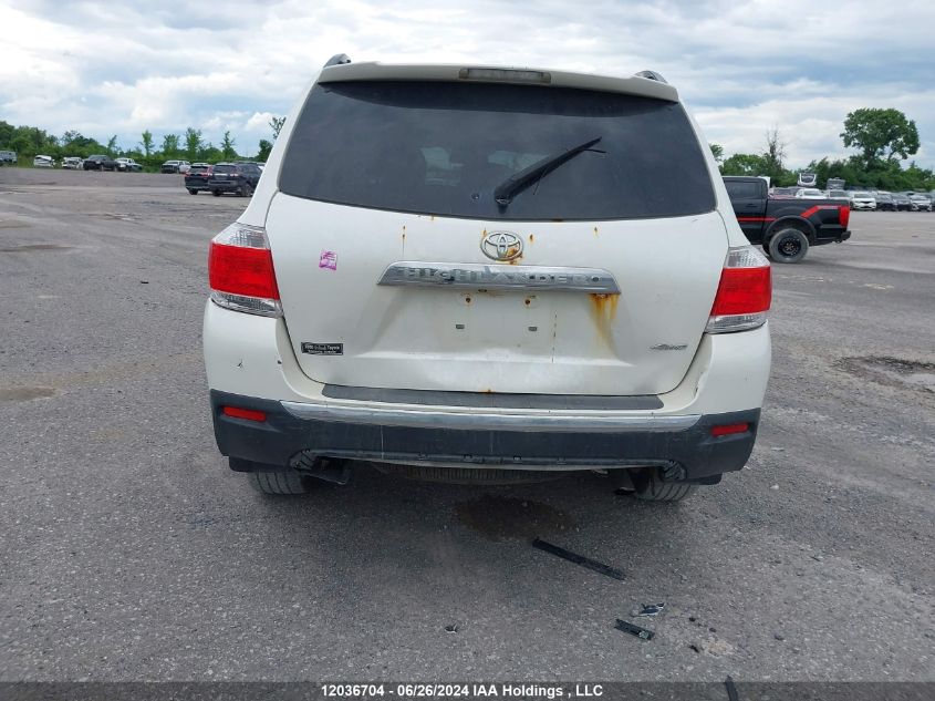 2011 Toyota Highlander Se VIN: 5TDBK3EH0BS043479 Lot: 12036704