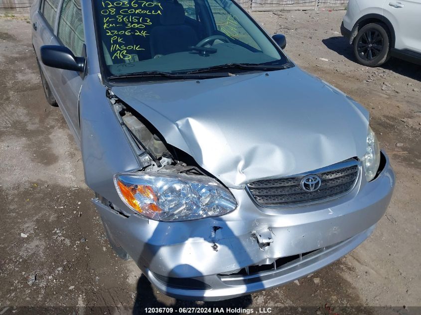 2008 Toyota Corolla Ce/Le/S VIN: 2T1BR32E08C861513 Lot: 12036709