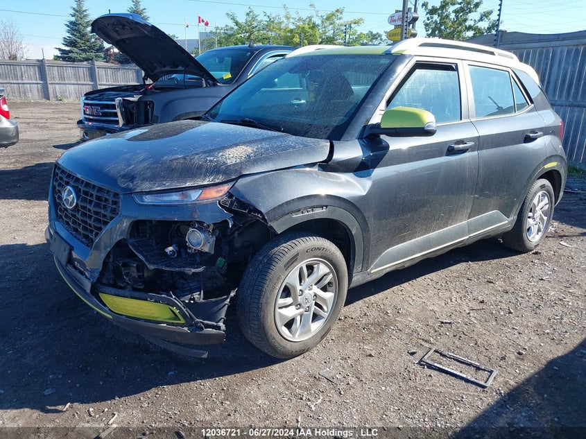 2021 Hyundai Venue VIN: KMHRC8A34MU090575 Lot: 12036721