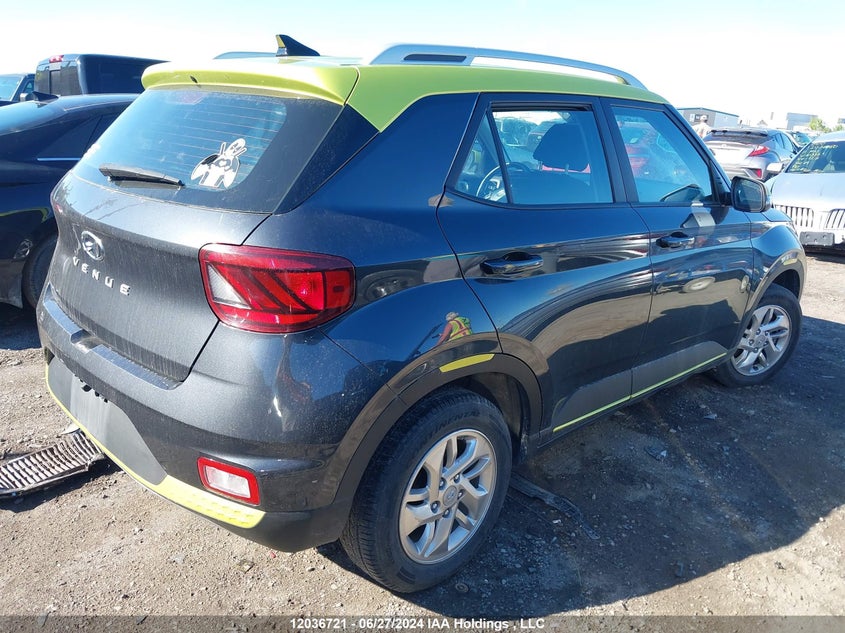 2021 Hyundai Venue VIN: KMHRC8A34MU090575 Lot: 12036721