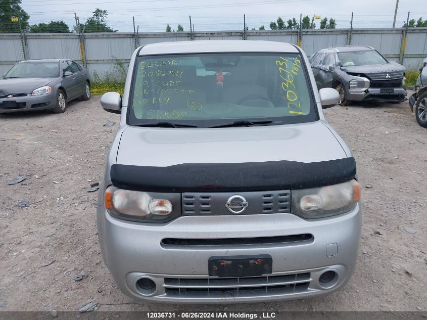 2009 Nissan Cube VIN: JN8AZ28R89T105555 Lot: 12036731