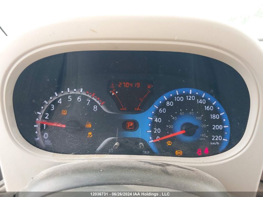 2009 Nissan Cube VIN: JN8AZ28R89T105555 Lot: 12036731