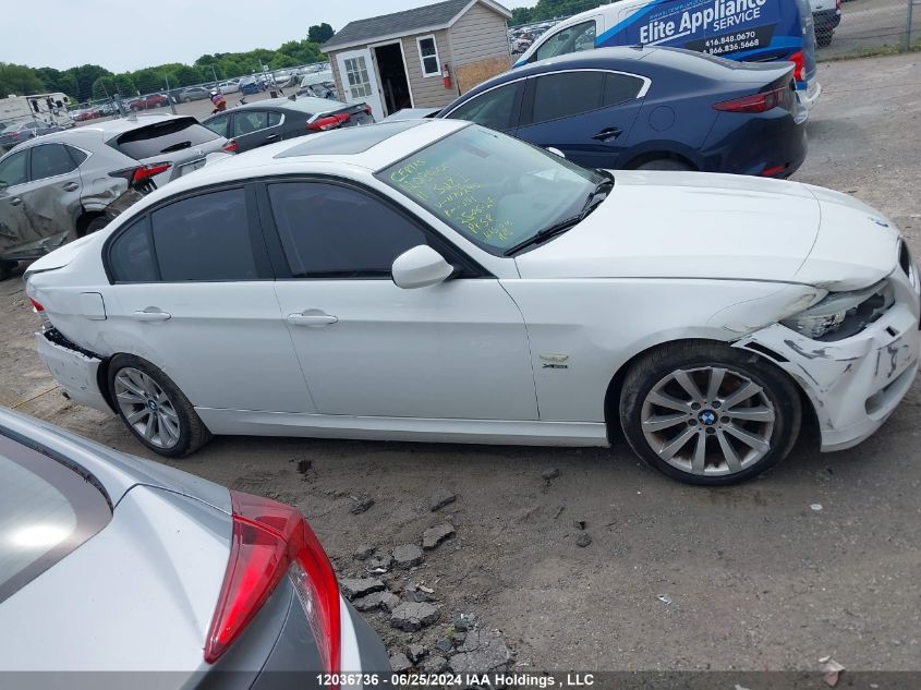 2011 BMW 328Xi VIN: WBAPK7G5XBNN70240 Lot: 12036736