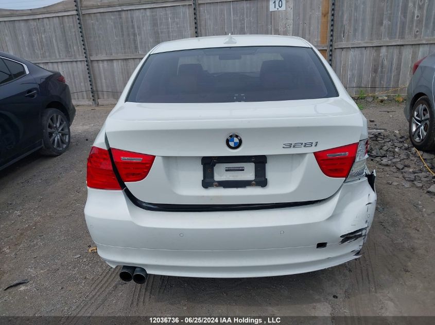 2011 BMW 328Xi VIN: WBAPK7G5XBNN70240 Lot: 12036736