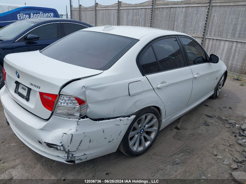 2011 BMW 328Xi VIN: WBAPK7G5XBNN70240 Lot: 12036736