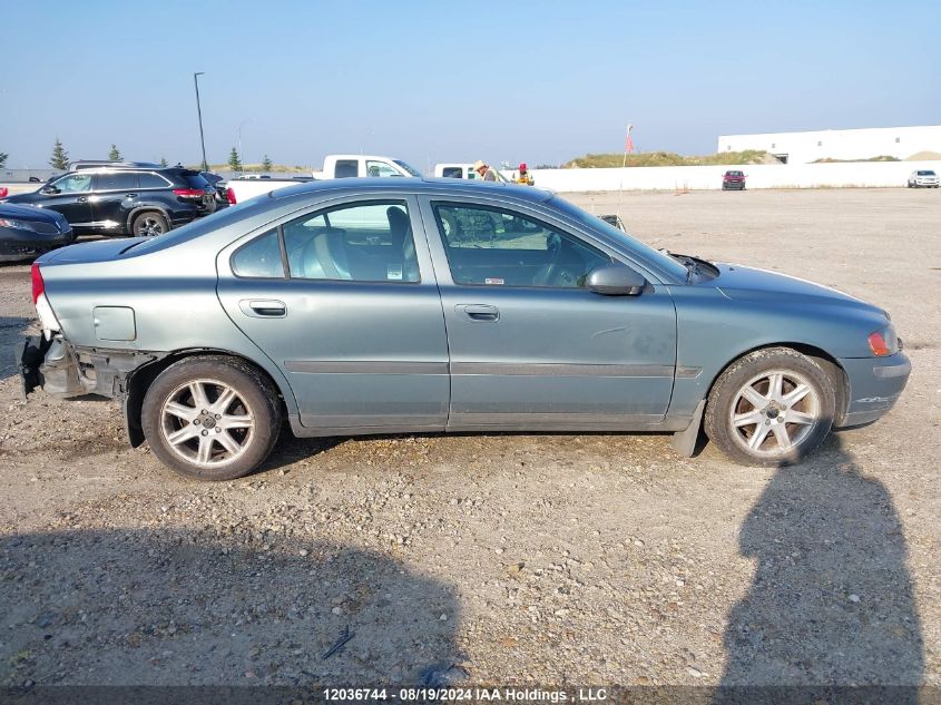 2002 Volvo S60 VIN: YV1RS61R922162034 Lot: 12036744