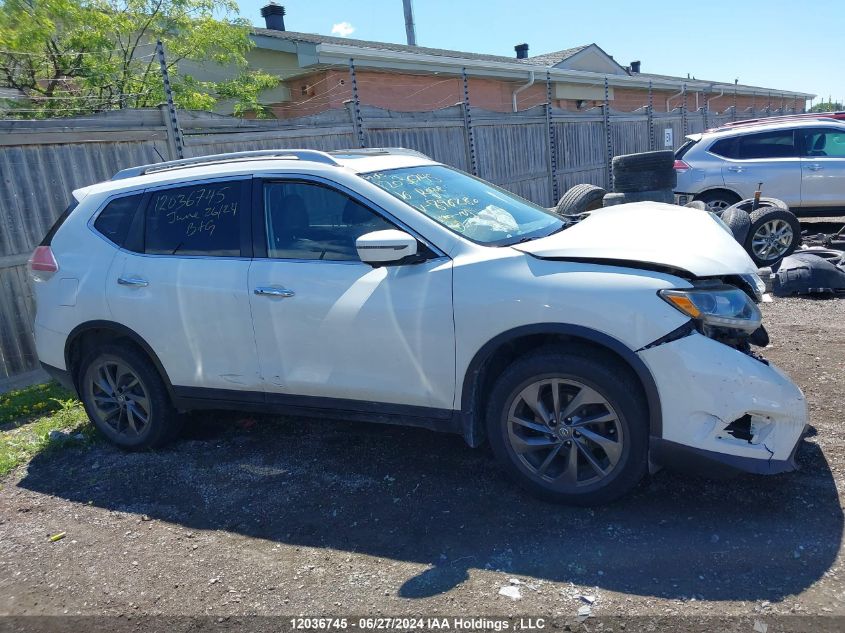 2016 Nissan Rogue VIN: 5N1AT2MV3GC896280 Lot: 12036745