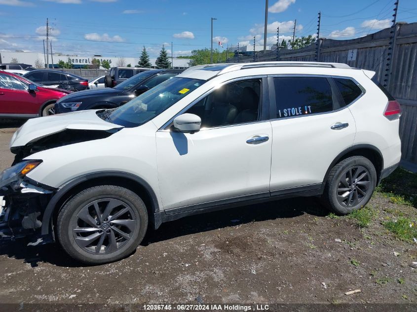 2016 Nissan Rogue VIN: 5N1AT2MV3GC896280 Lot: 12036745