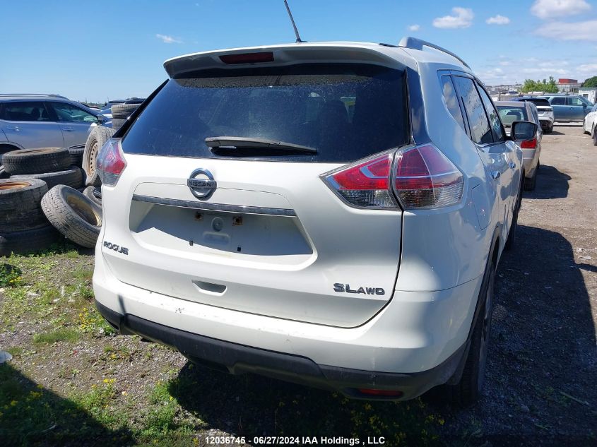 2016 Nissan Rogue VIN: 5N1AT2MV3GC896280 Lot: 12036745