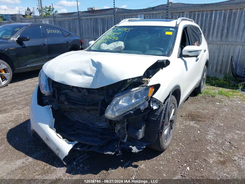 2016 Nissan Rogue VIN: 5N1AT2MV3GC896280 Lot: 12036745