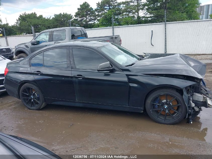 2013 BMW 335 Xi VIN: WBA3B9C57DJ437087 Lot: 12036756