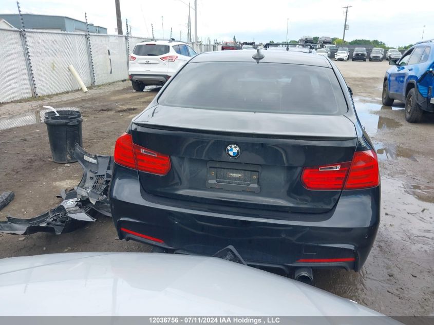 2013 BMW 335 Xi VIN: WBA3B9C57DJ437087 Lot: 12036756