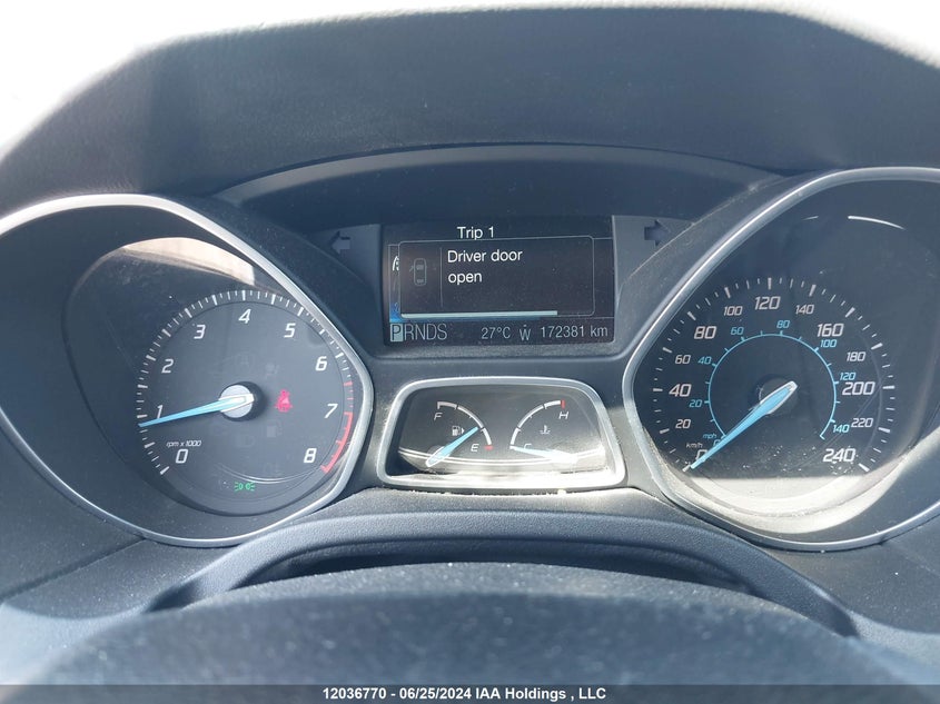 2012 Ford Focus Titanium VIN: 1FAHP3J22CL136459 Lot: 12036770