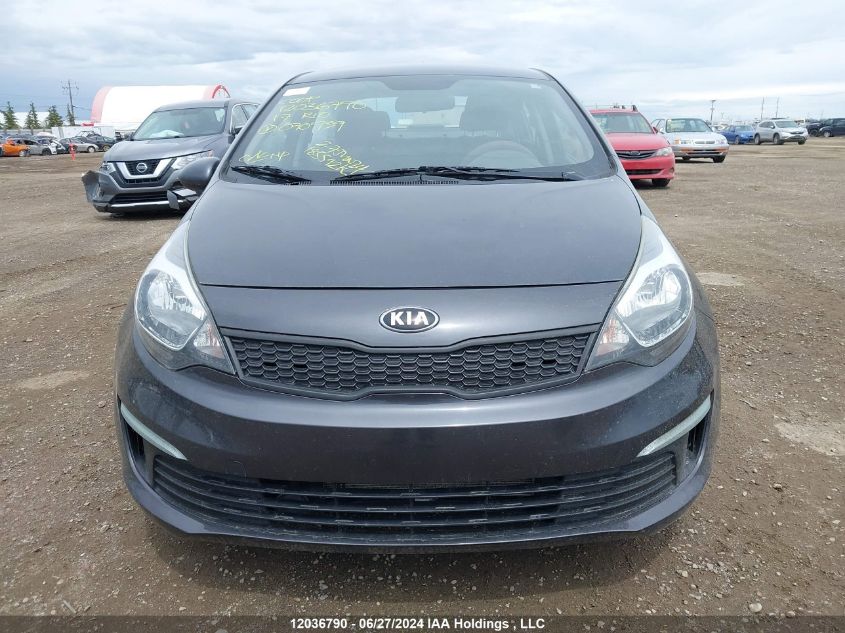 2017 Kia Rio VIN: KNADM4A3XH6070939 Lot: 12036790