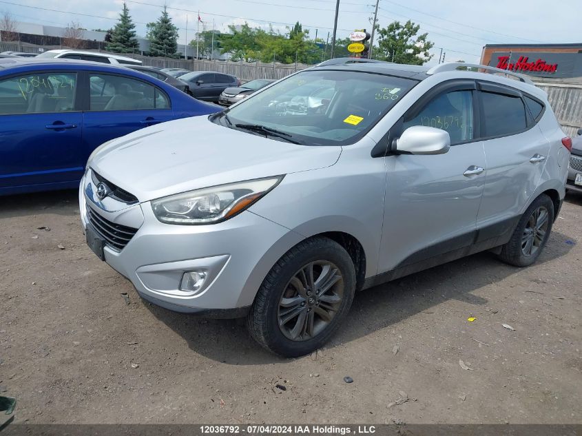 2015 Hyundai Tucson Gls VIN: KM8JU3AGXFU107897 Lot: 12036792