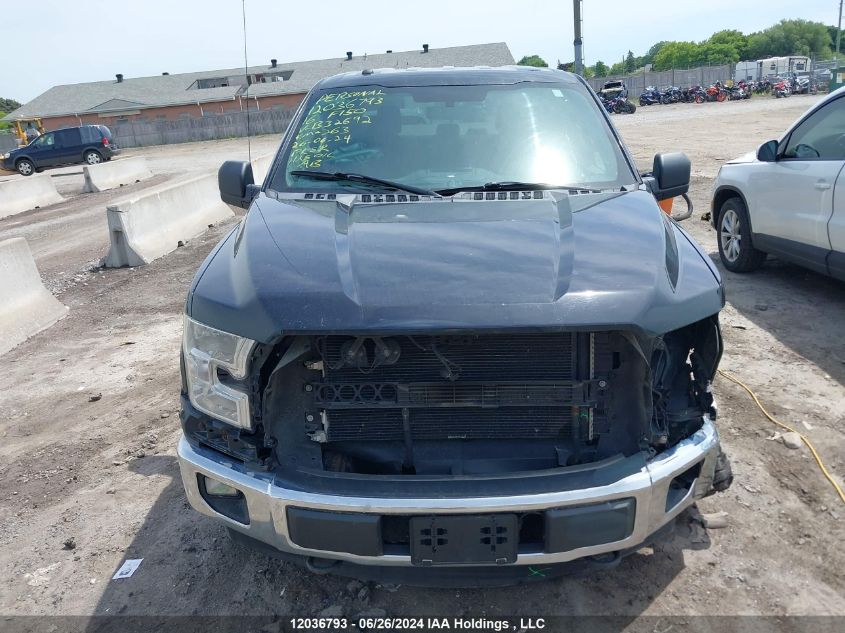 2016 Ford F150 Supercrew VIN: 1FTEW1EF2GFB32692 Lot: 12036793