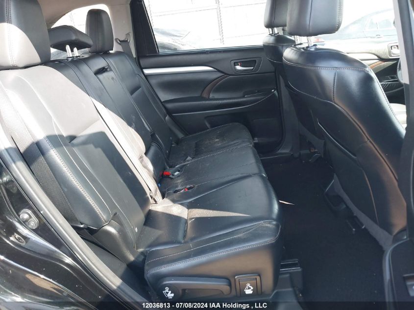 2015 Toyota Highlander Hybrid/Xle VIN: 5TDJCRFH2FS010273 Lot: 12036813