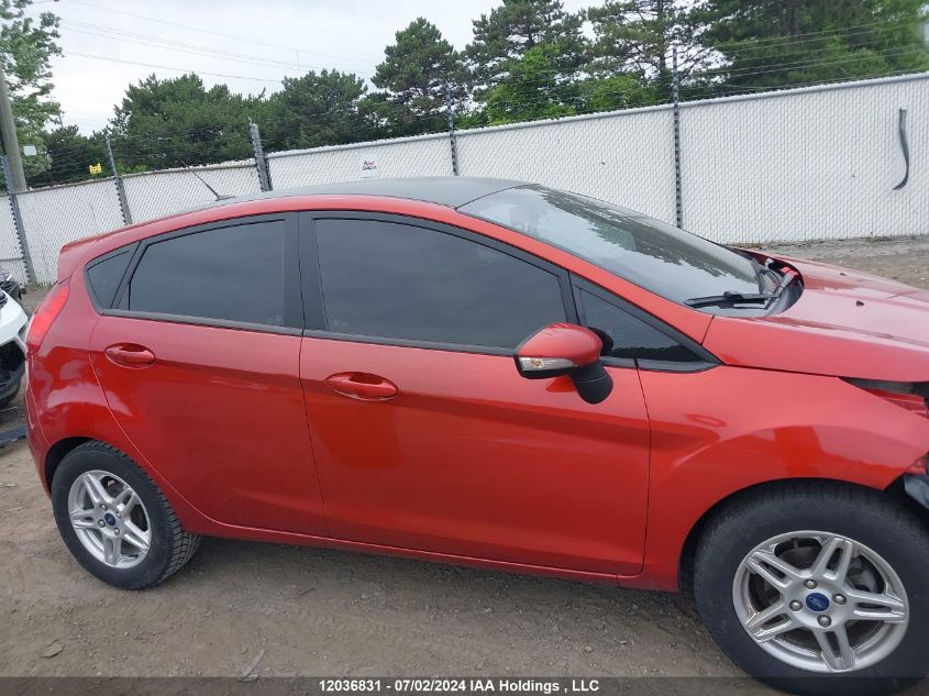 2019 Ford Fiesta Se VIN: 3FADP4EJ3KM125277 Lot: 12036831