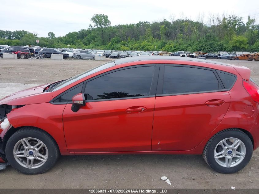 2019 Ford Fiesta Se VIN: 3FADP4EJ3KM125277 Lot: 12036831