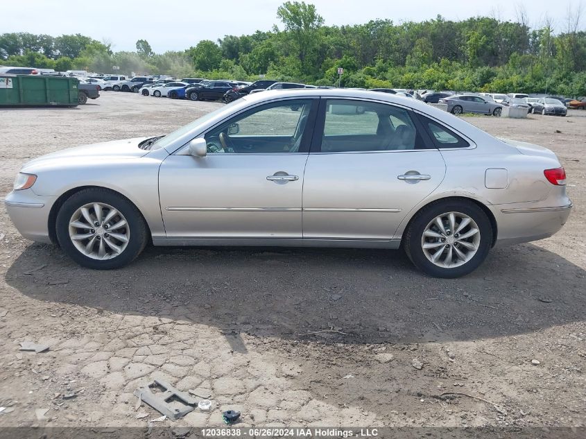 2007 Hyundai Azera VIN: KMHFC46F27A221216 Lot: 12036838