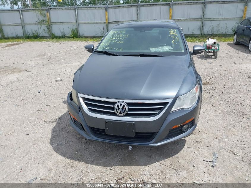 2012 Volkswagen Passat Cc VIN: WVWMN9AN9CE514230 Lot: 12036843