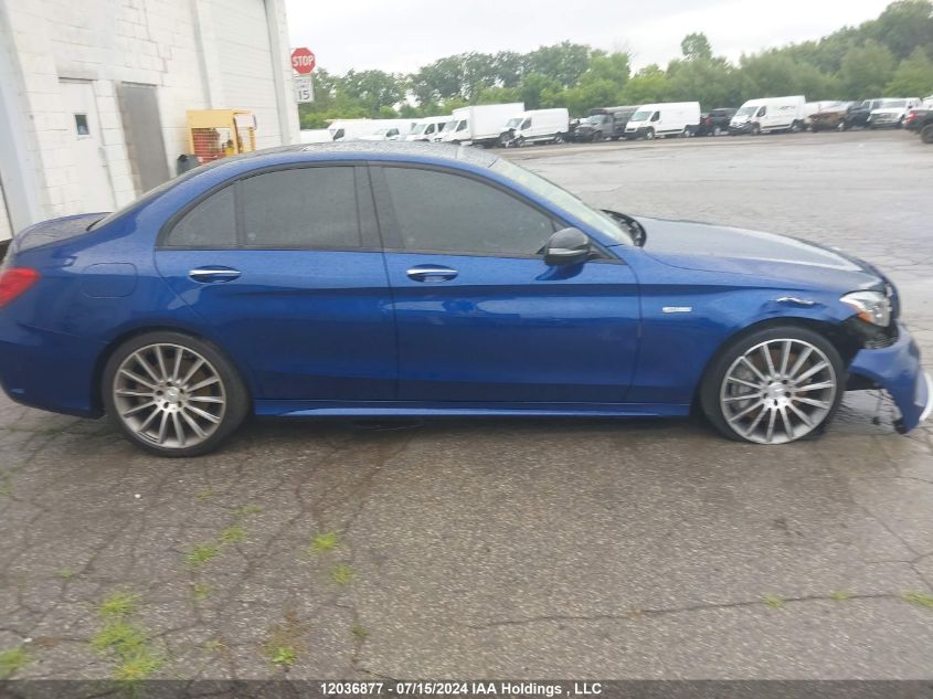 2017 Mercedes-Benz C Class VIN: 55SWF6EB4HU222901 Lot: 12036877