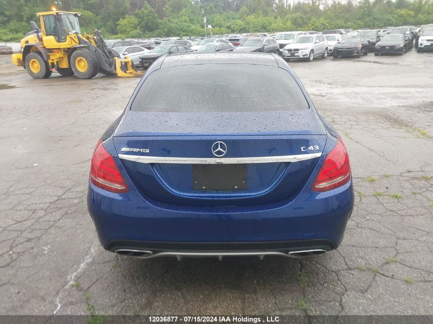 2017 Mercedes-Benz C Class VIN: 55SWF6EB4HU222901 Lot: 12036877